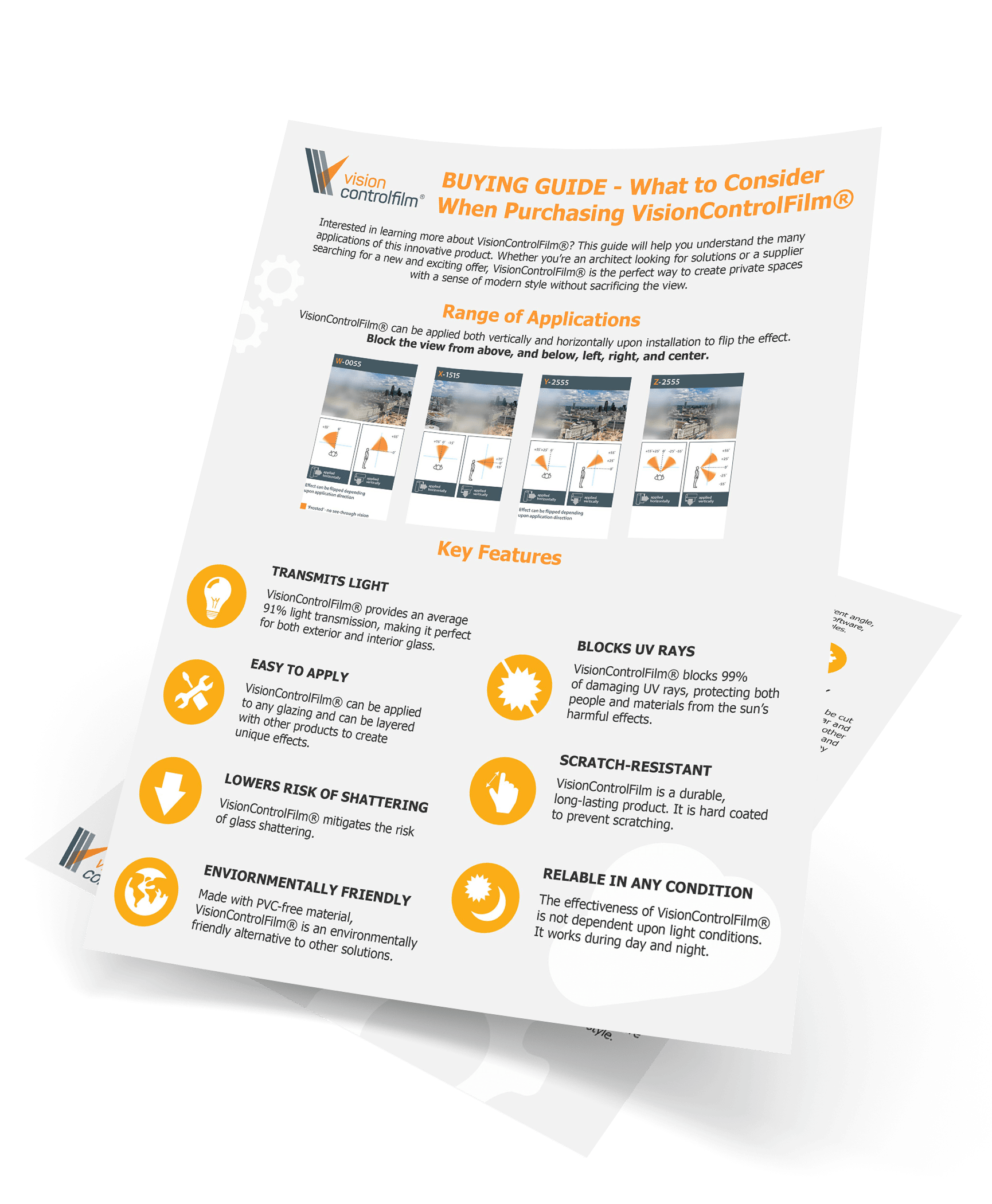 Buying Guide - What To Consider When Purchasing VisionControlFilm